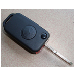 Benz 1 Button Flip Remote Key Shell