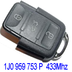 VW  remote control 1J0 959 753 P