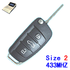 433Mhz A6L style Size 2 work with Mister Remote QN-H618
