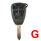 Type-G Chrysler remote key shell 