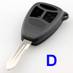 Chrysler Type D 3 Buttons Remote Key