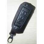 KIA 3button remote key leather bag