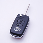 Toyota Corolla, Vios 3 Button Remote Flip Key shell