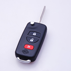 Nissan Livina,Tiida 3 Button Flip Remote Key Shell