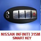 NISSAN INFINITI 315Mhz 4 button Smart key