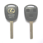 Lexus Toy40 three button replacement remote control key shell