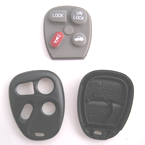 Old Buick 4 button remote control shell