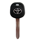 Toyota TOY43 4D-67 Sliver logo Key 
