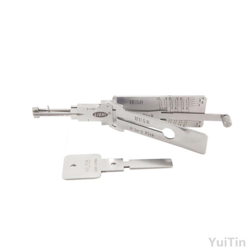 High quality locksmith tool HU58 2 in 1 Genuine LiShi Locksmith Professional Car/Auto Repair Tools
