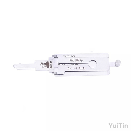 Original Lishi VAC102 2 in 1 locksmith tools decoder and lock pick combination for Re-nault ignition lock